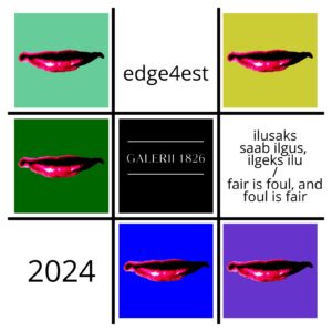 edge4est Kinkekomplekt "Ilusaks saab ilgus, ilgeks ilu / fair is foul, and foul is fair"